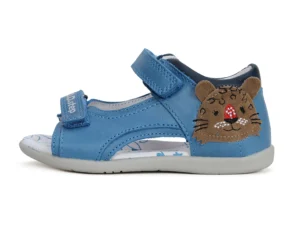 Sandały skórzane D.D.step G075-41624 Niebieskie