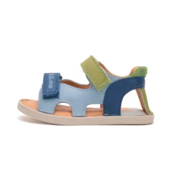 Sandały skórzane barefoot G076-51334 Sky Blue