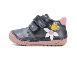 Trzewiki skórzane barefoot S070-52656A Royal Blue