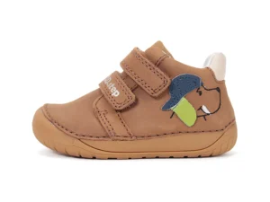 Półbuty skórzane barefoot S070-61533 Chocolate