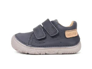 Półbuty skórzane barefoot S073-61950B Royal Blue