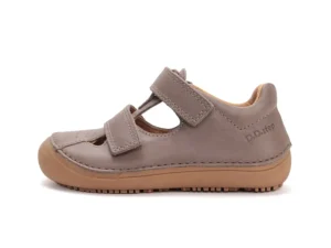 Półbuty skórzane barefoot H063-61804A Chocolate