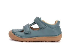 Półbuty skórzane barefoot H063-61804B Emerald