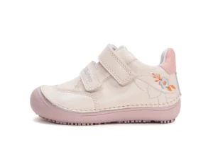 Półbuty skórzane barefoot S063-61572A White