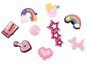 Zestaw ozdób do butów - MIX DZIEWCZĘCY - 6 sztuk