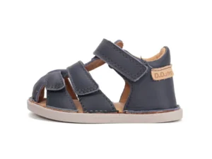 Sandały skórzane barefoot G076-61842B Royal Blue